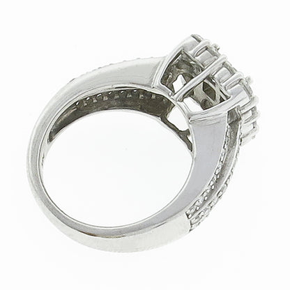 1.50ct Diamond Cluster Ring