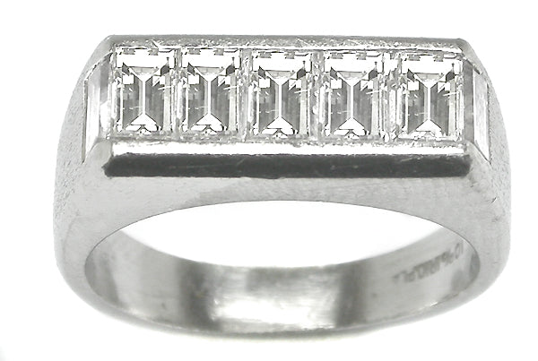 1.50ct Diamond Platinum Wedding Band