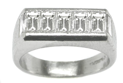 1.50ct Diamond Platinum Wedding Band