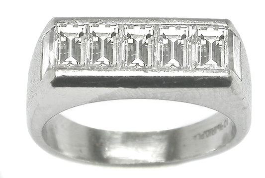 1.50ct Diamond Platinum Wedding Band