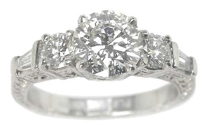1.51ct Diamond Platinum Engagement Ring