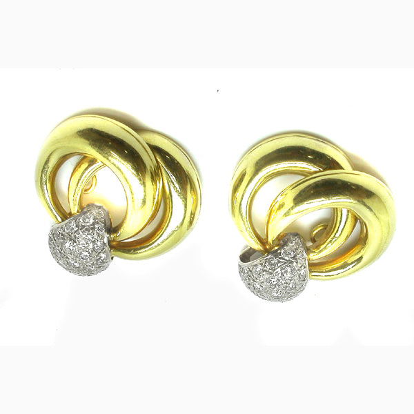 1.54ct Diamond Gold Earrings