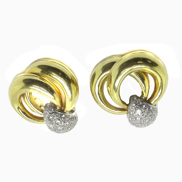 1.54ct Diamond Gold Earrings