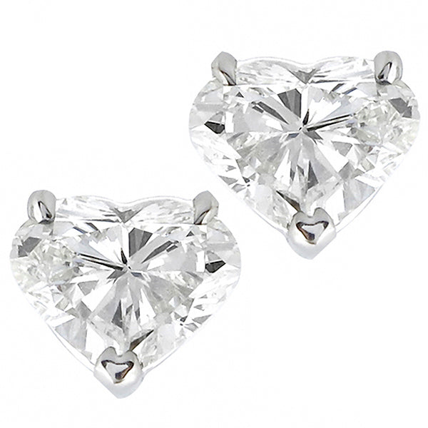 1.55ct Heart Diamond  Stud Earrings