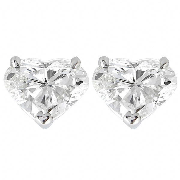 1.55ct Heart Diamond  Stud Earrings