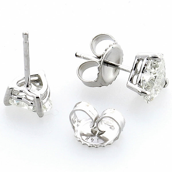 1.55ct Heart Diamond  Stud Earrings