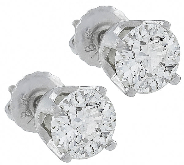 1.58ct Diamond Stud Earrings