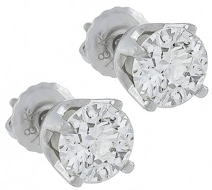 1.58ct Diamond Stud Earrings