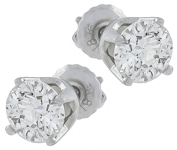 1.58ct Diamond Stud Earrings
