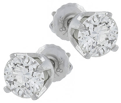 1.58ct Diamond Stud Earrings