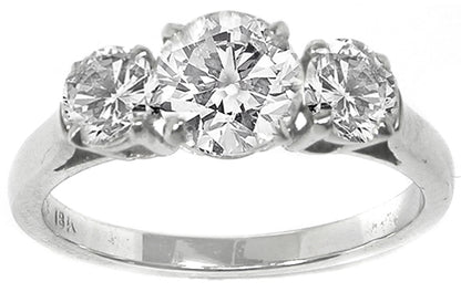 1.60ct Diamond 18k White Gold  Anniversary Ring