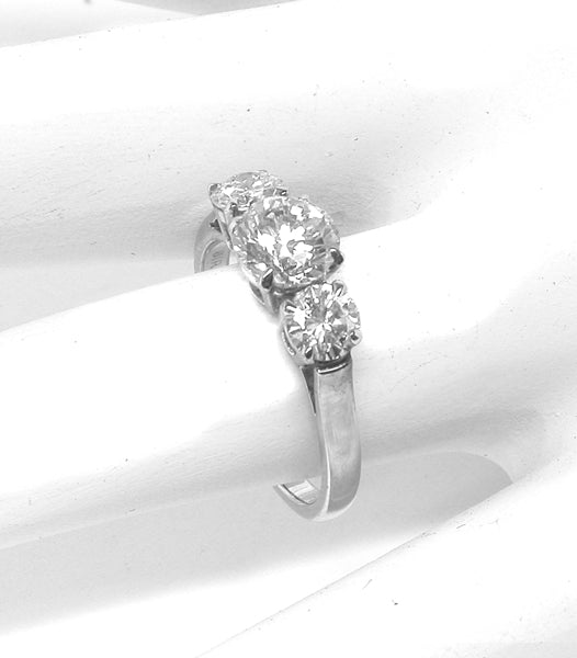 1.60ct Diamond 18k White Gold  Anniversary Ring