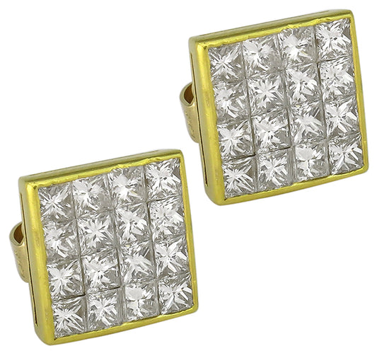 1.60ct Diamond Gold Earrings