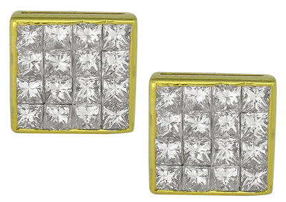 1.60ct Diamond Gold Earrings