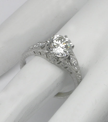 1.63ct Diamond Platinum Engagement Ring