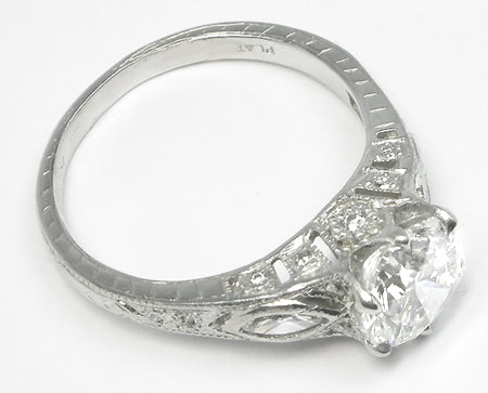 1.63ct Diamond Platinum Engagement Ring