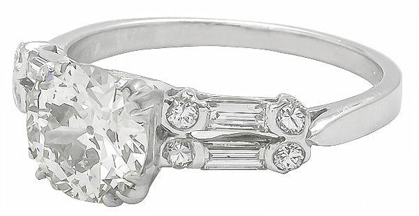 1.66ct Diamond Platinum Engagement Ring