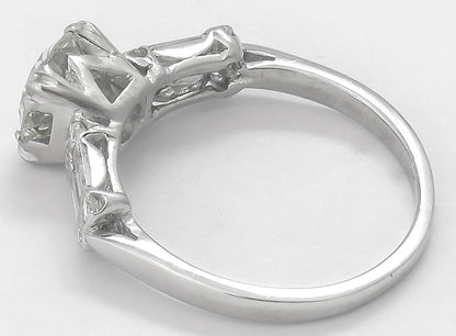 1.66ct Diamond Platinum Engagement Ring