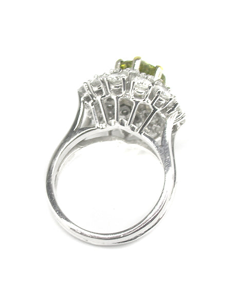 1.66ct Yellow Color Enhanced Diamond 14k Gold  Ring