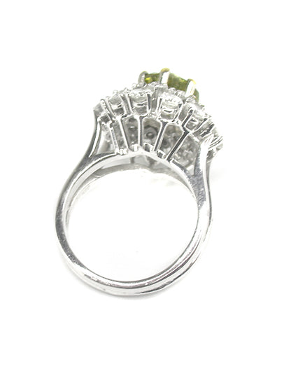 1.66ct Yellow Color Enhanced Diamond 14k Gold  Ring