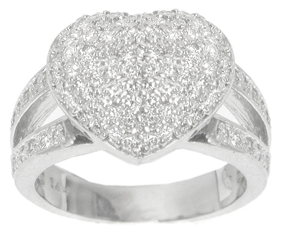 1.68ct Diamond  14k  Gold Heart  Ring