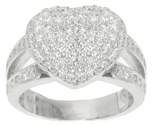 1.68ct Diamond  14k  Gold Heart  Ring