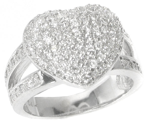 1.68ct Diamond  14k  Gold Heart  Ring