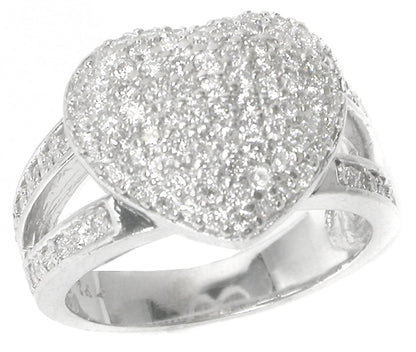 1.68ct Diamond  14k  Gold Heart  Ring