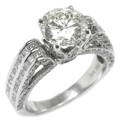 1.69ct Diamond 18k White Gold Engagement Ring