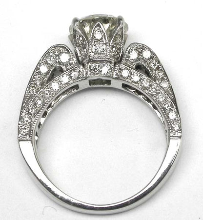 1.69ct Diamond 18k White Gold Engagement Ring