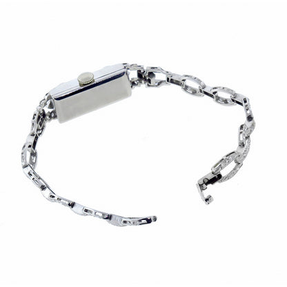 17 Jewel Ancre Art Deco 2.70ct Diamond Platinum Watch