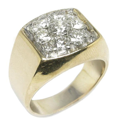 2.25ct Diamond 14k Yellow Gold Ring