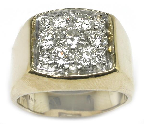 2.25ct Diamond 14k Yellow Gold Ring
