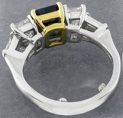 1.75ct Sapphire 1.00ct Diamond Ring