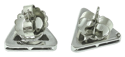 1.75cttw Diamond Triangle Earrings