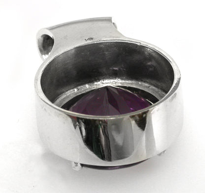 18.00ct Round Cut Amethyst  Pendant