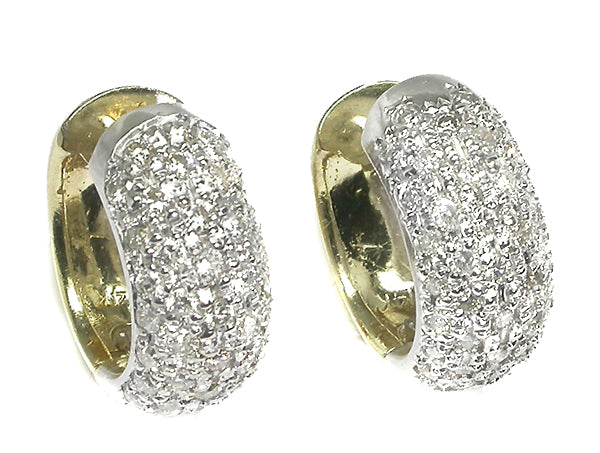 1.80ct Diamond Huggies Earrings