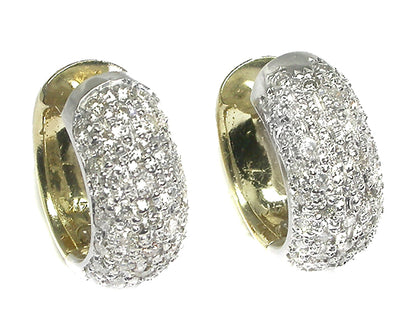 1.80ct Diamond Huggies Earrings