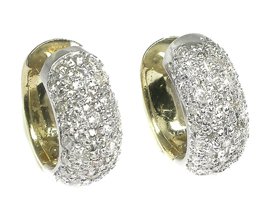 1.80ct Diamond Huggies Earrings