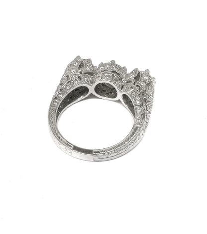 1.84ct Art Deco Style Platinum Diamond Anniversary Ring
