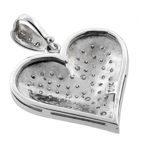 1.85ct Diamond Gold Heart Pendant