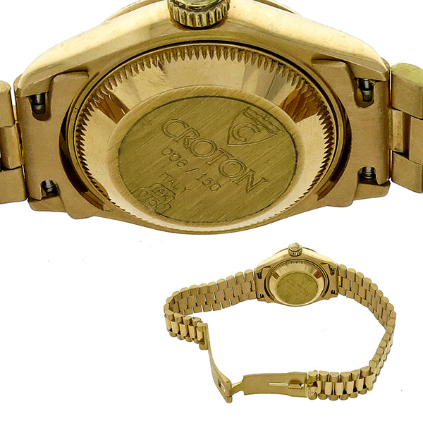 Estate Croton 18K Pink Gold Ladies Watch | Israel Rose