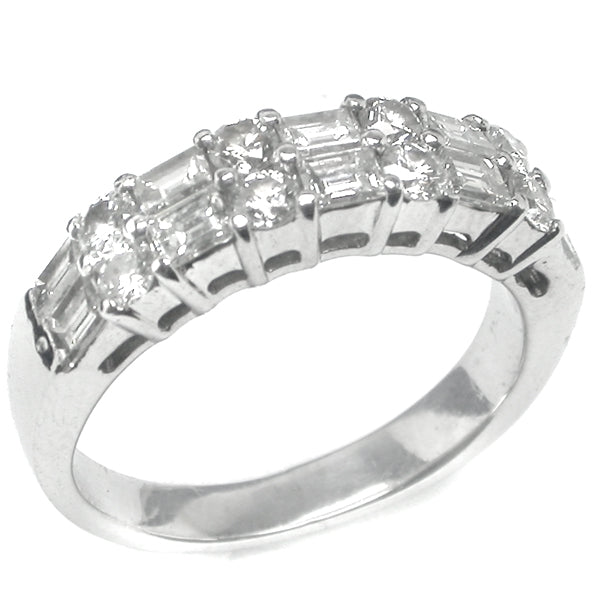 18k Gold 1.60ct  Diamond Wedding Band