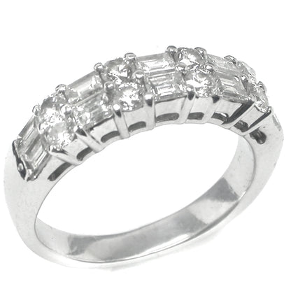 18k Gold 1.60ct  Diamond Wedding Band