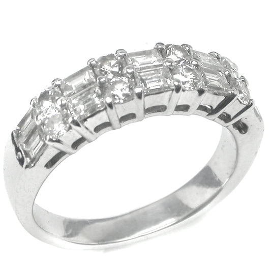 18k Gold 1.60ct  Diamond Wedding Band