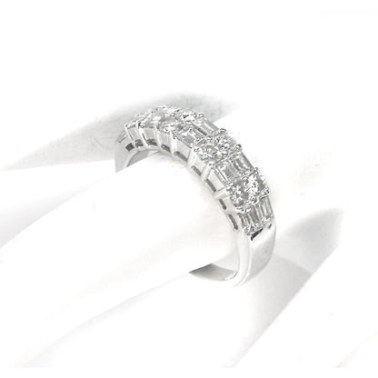 18k Gold 1.60ct  Diamond Wedding Band