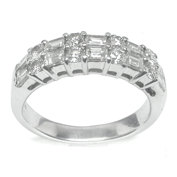 18k Gold 1.60ct  Diamond Wedding Band