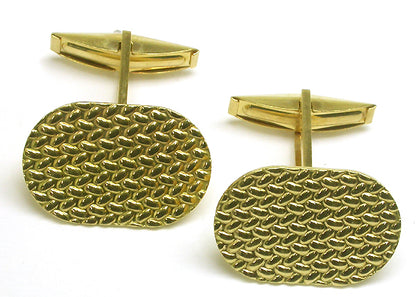 18k Yellow Gold Cufflinks