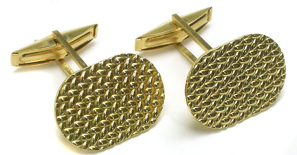 18k Yellow Gold Cufflinks
