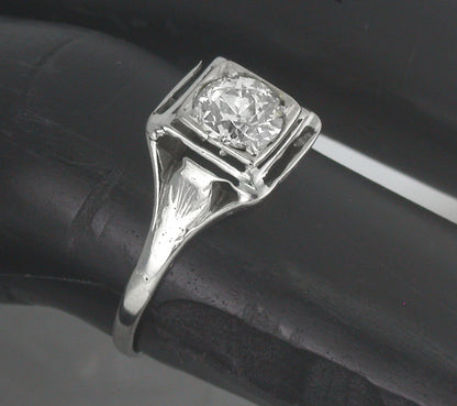 1910 0.50ct Diamond 14k Gold Engagement Ring